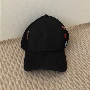 Black Mesh Baseball Hat Cap Pins